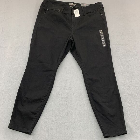Torrid Denim Jegging Skinny Super Soft High Rise Black Jeans Size 22s - Picture 1 of 16